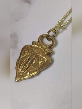 GUCCI Shield Charm Necklace
